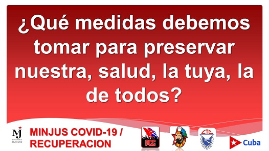 Minjus Covid-19 Recuperación
