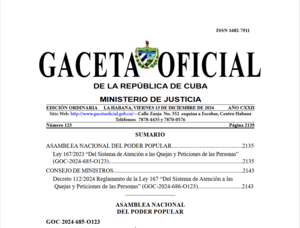 gaceta oficial